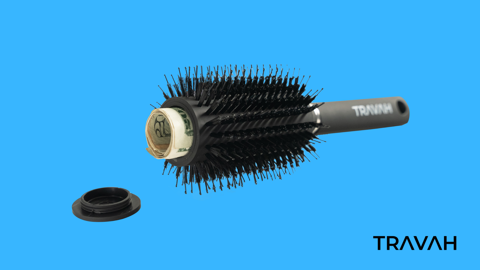 Travah Diversion Brush where you can store some items for security and safety